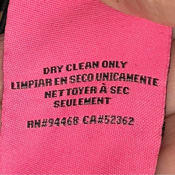 Betsey Johnson Black Brushed Wool Fold-Over Neck Drape Coat Asymmetric Hem Sz 4 - Picture 15 of 16